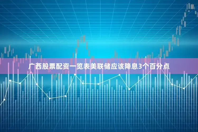广西股票配资一览表美联储应该降息3个百分点